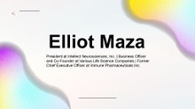 Elliot Maza - A Risk-Taking Trailblazer - Fort Lee, NJ