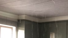 Thembisa, South Africa: Kitchen ceiling starts leaking during violent hailstorm