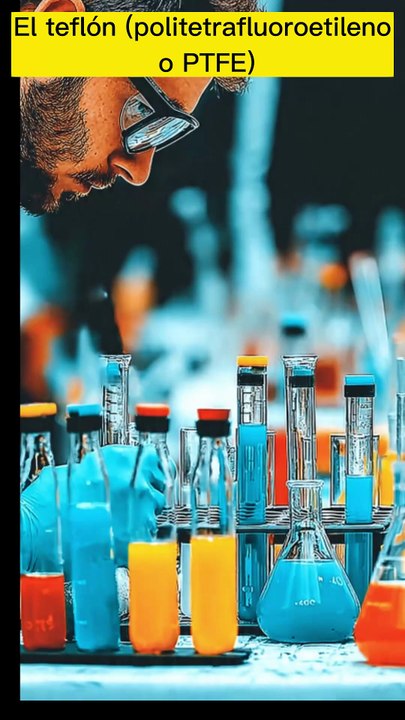 la historia del El teflón (politetrafluoroetileno o PTFE)