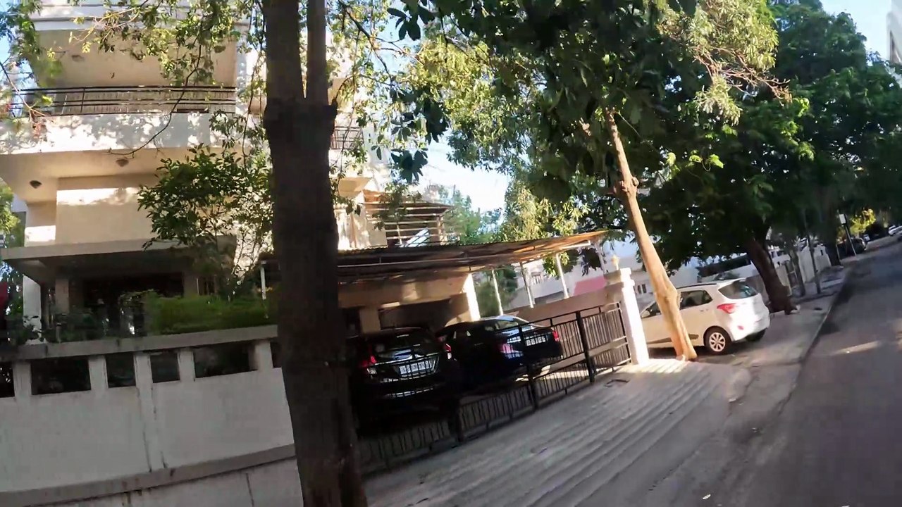Cycling in Residential Area