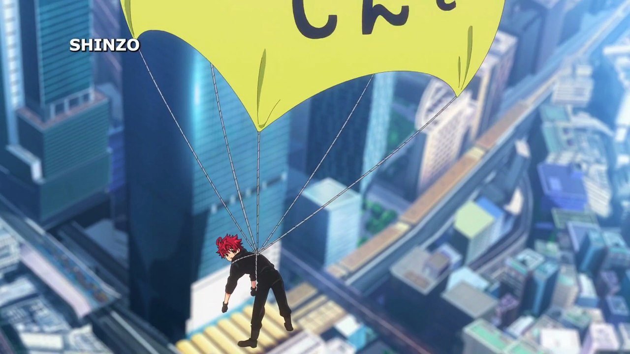Mission Yozakura Family - parachute off a building