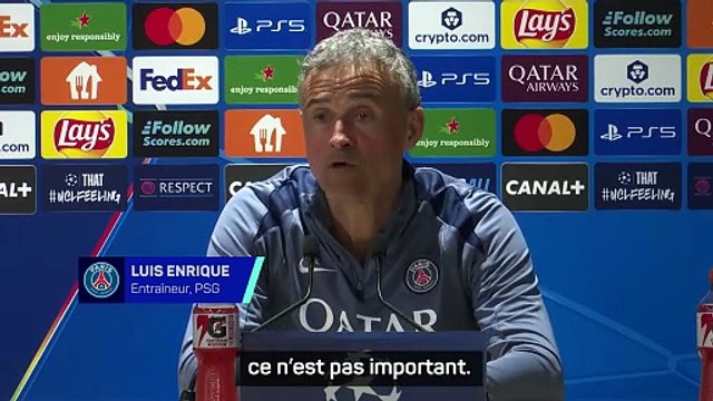 Luis Enrique assume le bruit autour de son équipe
