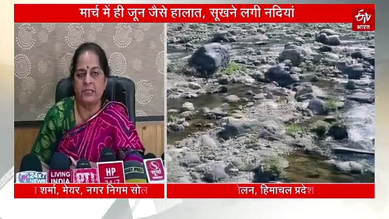 मार्च में ही जून जैसे हालात, सूखने लगी नदियां, गर्मियों में गहरा सकता है पेयजल संकट