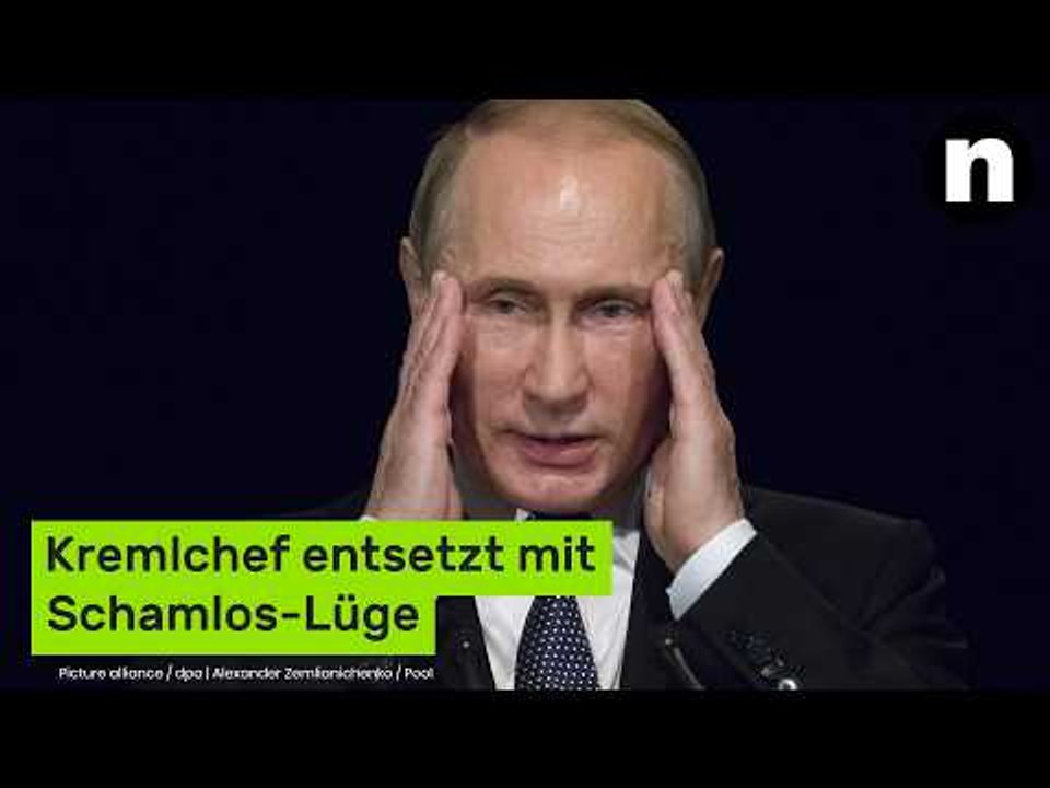 Wladimir Putin: Kremlchef entsetzt mit Schamlos-Lüge - Russland hat den Krieg nicht begonnen