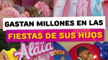 Famosas que gastan millones en las fiestas de sus hijos