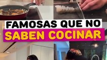 Famosas que no saben cocinar