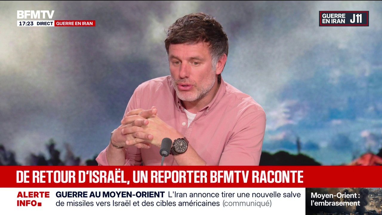Guerre en Moyen-Orient: “La communication du gouvernement et de l’armée israélienne est permanente”, raconte Igor Sahiri, grand reporter BFMTV, de retour de Tel-Aviv