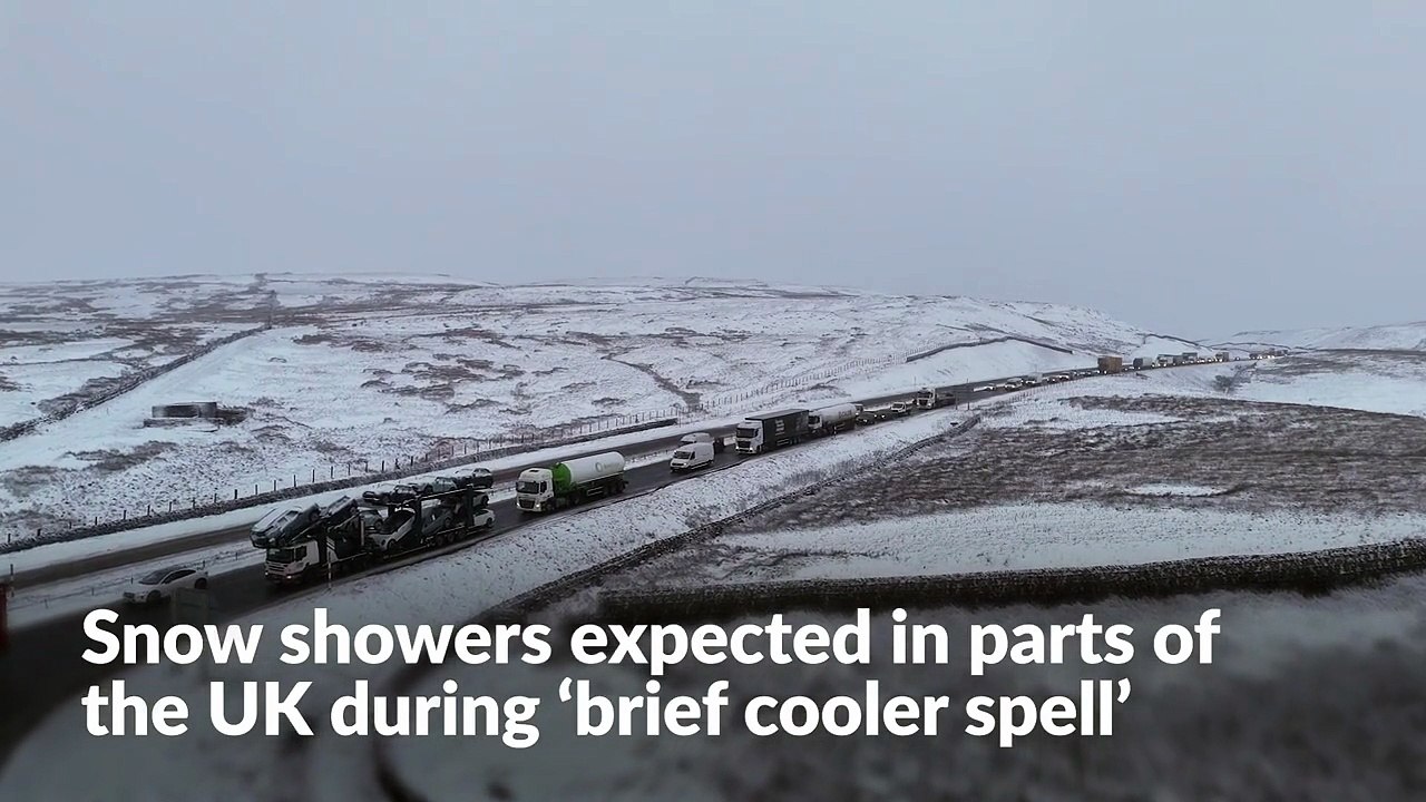 Snow showers expected in parts of the UK during ‘brief cooler spell’