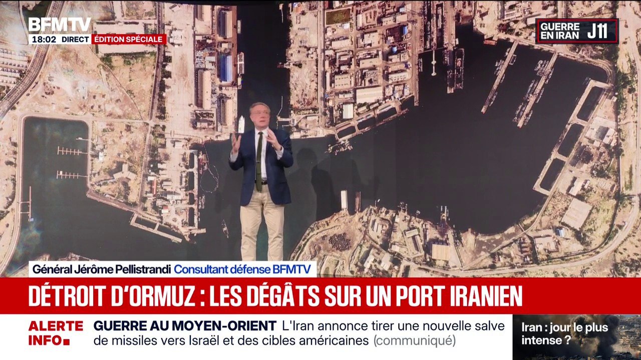 Ces images satellites témoignent des dégâts sur le port iranien de Bandar Abbas