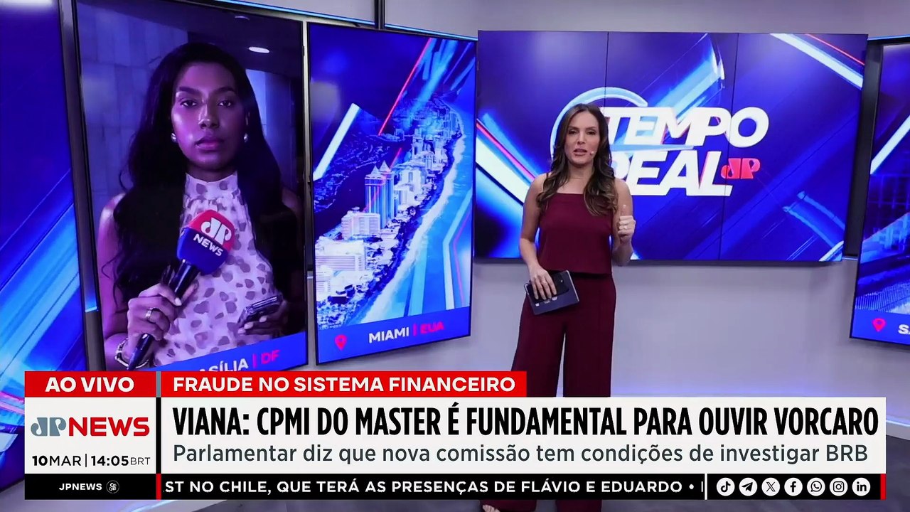 “CPMI do Master é fundamental para ouvir Vorcaro”, diz presidente da CPMI do INSS | TEMPO REAL