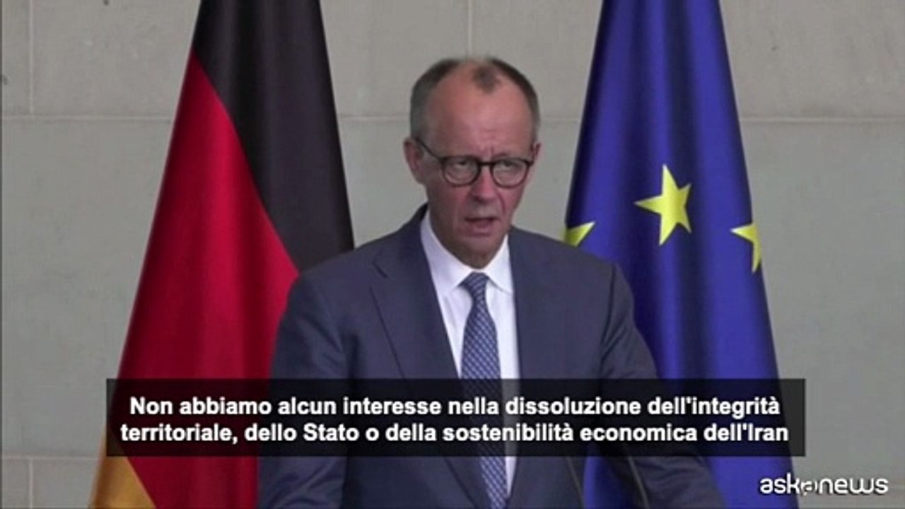 Iran, Merz: "Non abbiamo interesse in una guerra infinita"