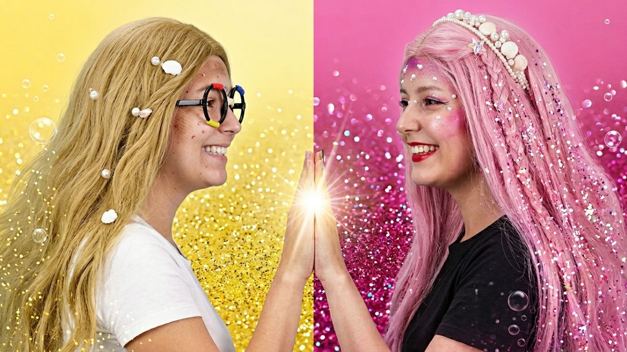 Relooking Magique de Sirène ! De la Simplicité à la Transformation Éblouissante