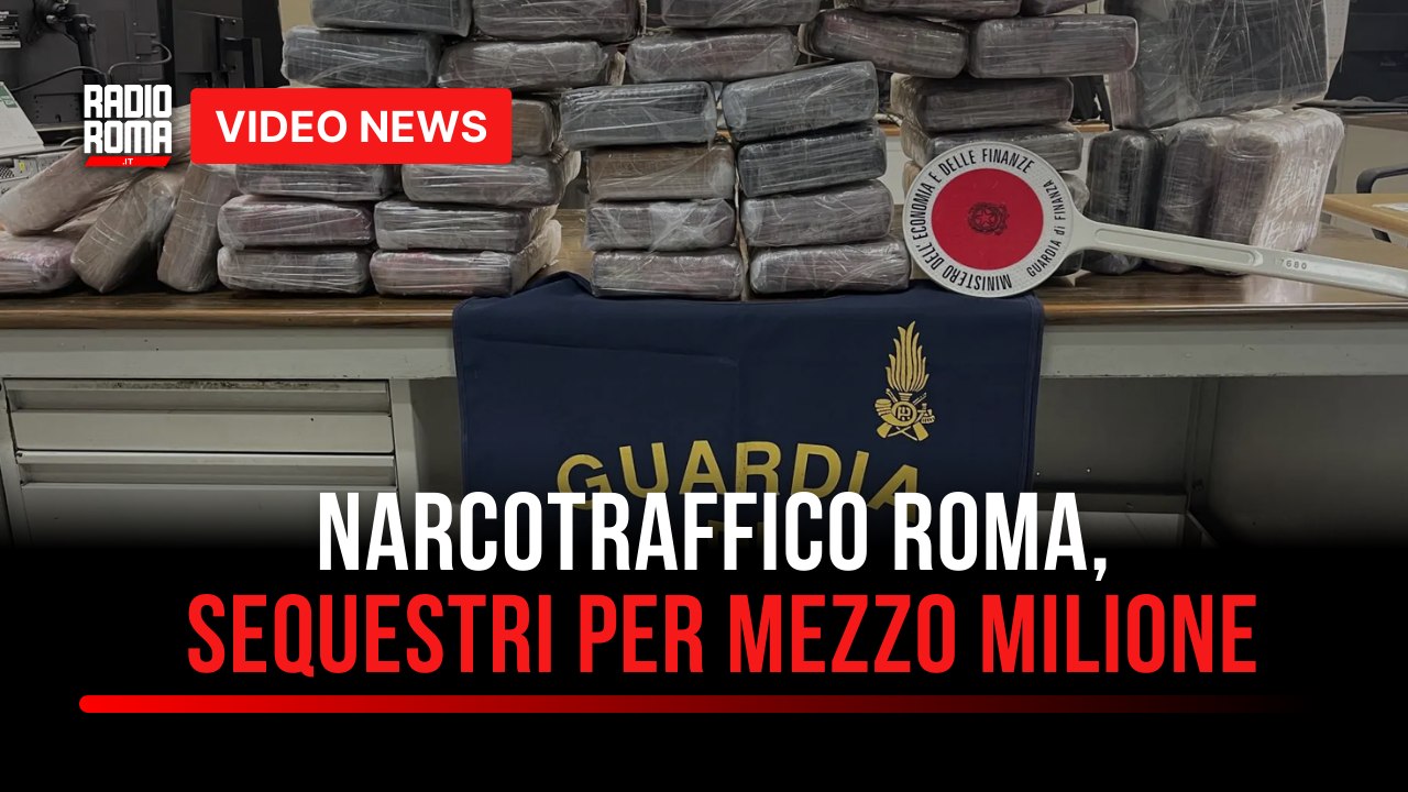 Narcotraffico Roma, sequestri per mezzo milione