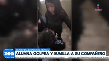 VIDEO: Alumna golpea a su compañero en salón de clases