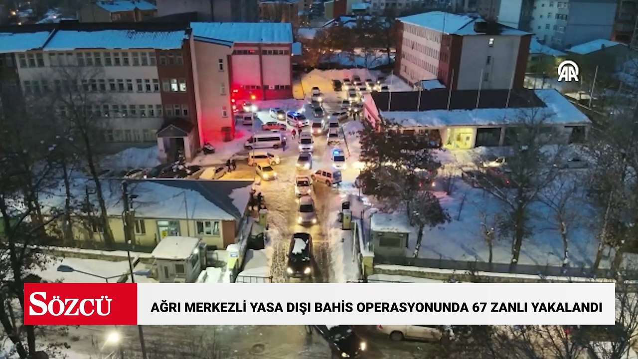 Ağrı merkezli yasa dışı bahis operasyonunda 67 zanlı yakalandı