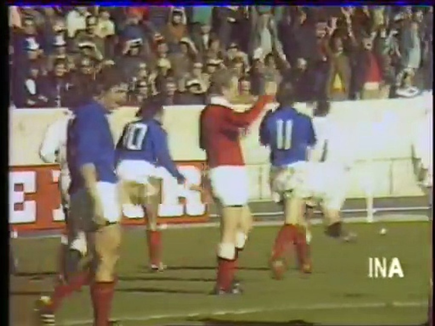 Vintage programme match de football - France