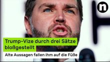 J.D. Vance: Alte Aussagen fallen ihm auf die Füße - Trump-Vize durch drei Sätze bloßgestellt