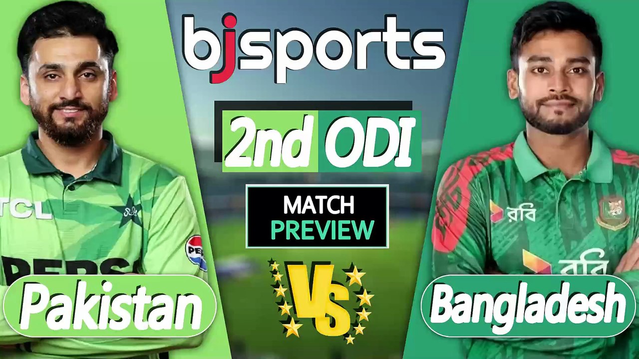 Bangladesh vs Pakistan 2026 | BAN vs PAK 2nd ODI Match Preview |