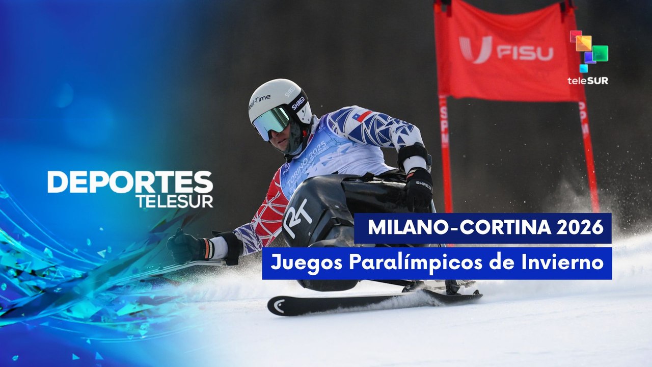 Deportes TeleSUR | Juegos Paralímpicos de Invierno Milano-Cortina 2026