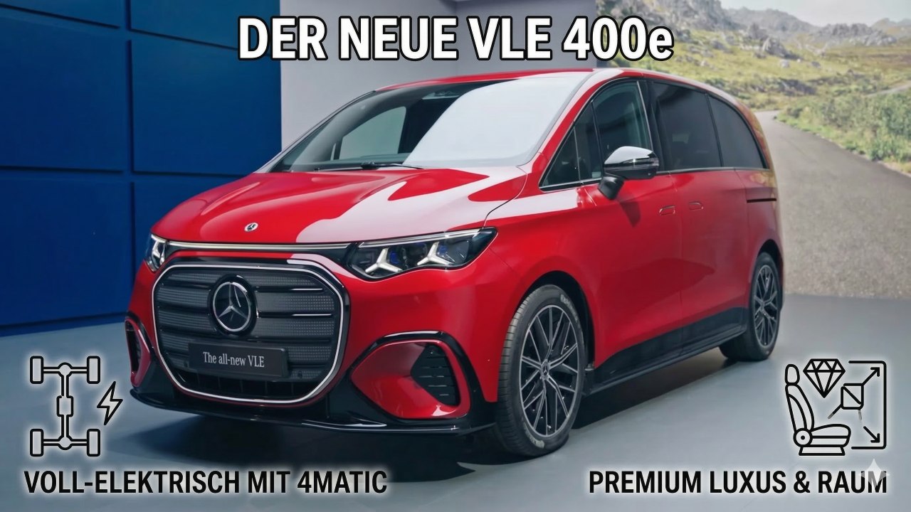 Luxus-Van: 2026 Mercedes-Benz VLE 400 4MATIC electric vorgestellt
