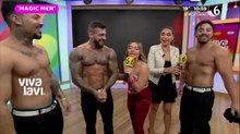 Conductoras reciben sensual sorpresa en Vivalavi Mx de 'Magic Men'