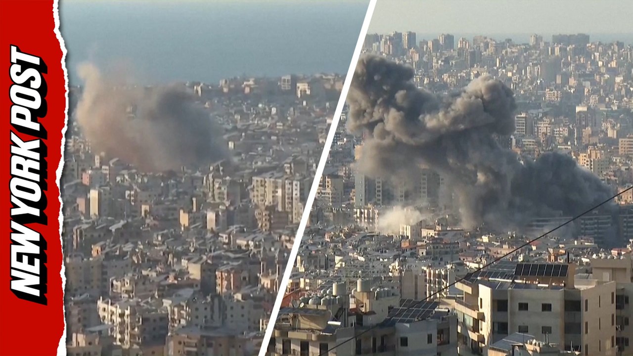 Blasts seen in Lebanon following Israeli strike on Hezbollah