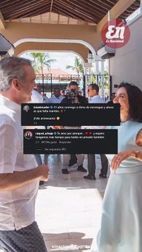 El merengue del aniversario: Abinader y Raquel Arbaje celebran 31 años de casados