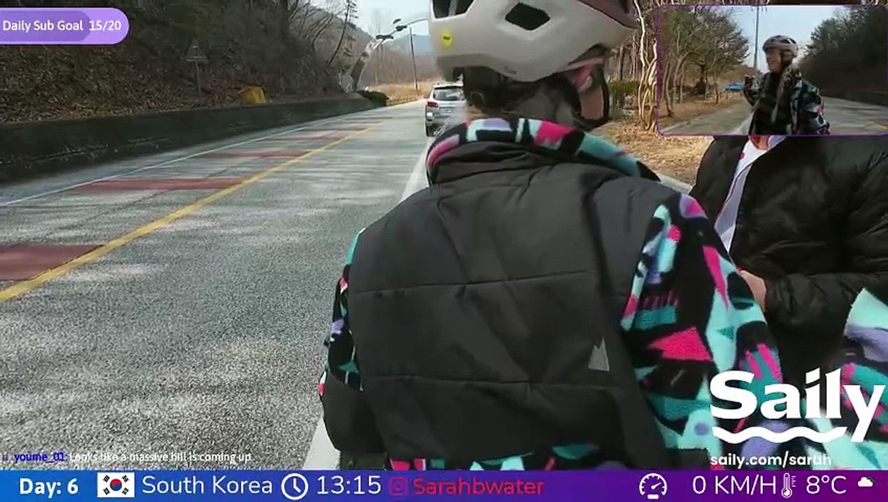 Just Chatting #341: "Korean guy stops his car to give Sarah some Pocari Sweat #wholesomeint..."