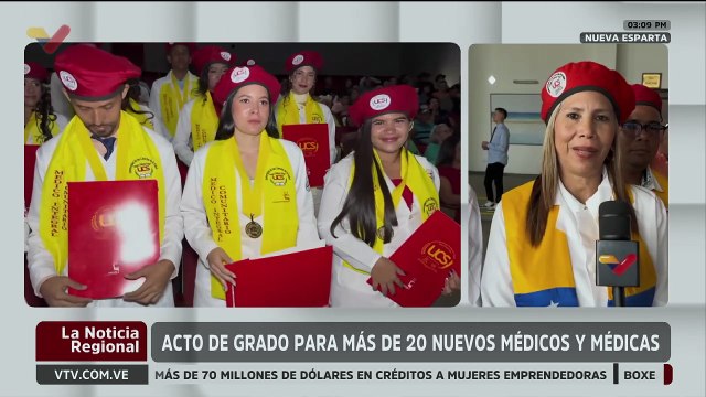 Más de 20 médicos integrales neoespartanos recibieron sus títulos como profesionales de la salud