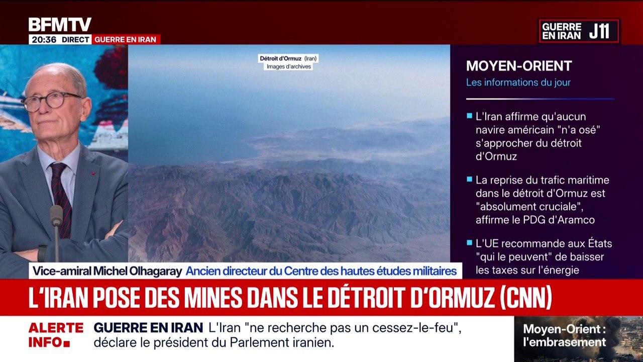 Guerre au Moyen-Orient: “déminer le golfe Arabo-Persique peut prendre des années”, explique Michel Olhagaray, ancien directeur du Centre des hautes études militaires