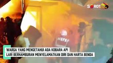 Kebakaran Dahsyat di Palangka Raya, 20 Rumah di Panarung Bawah Ludes Terbakar
