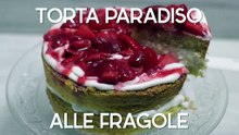 Torta paradiso alle fragole