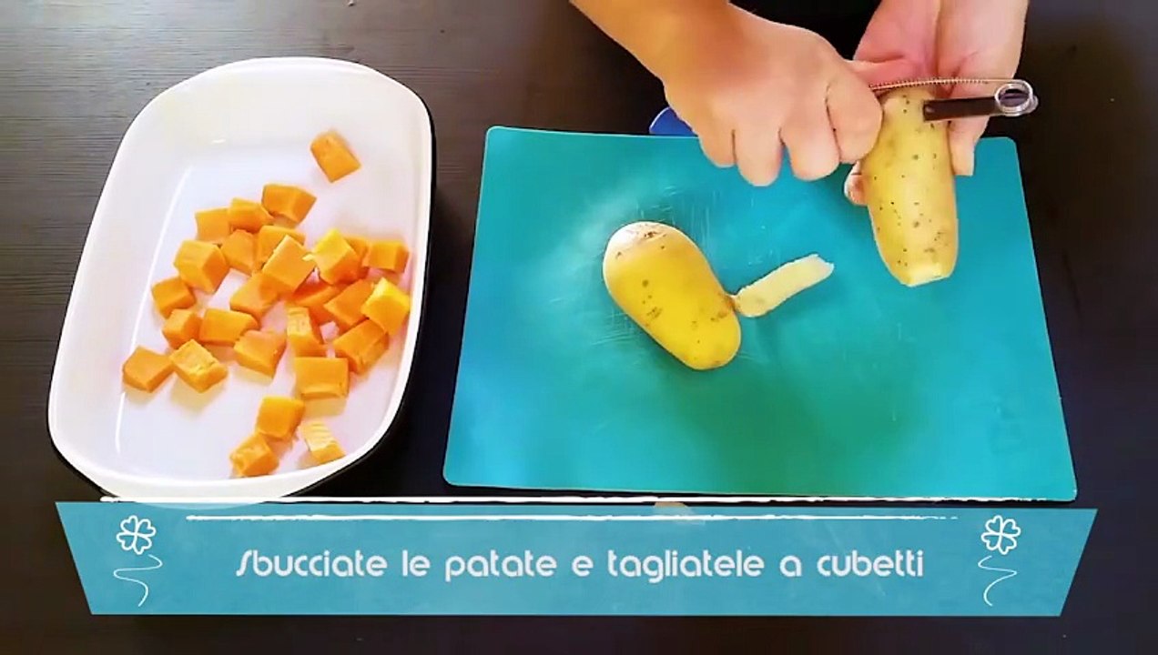 Zucca, patate e cipolla arrosto