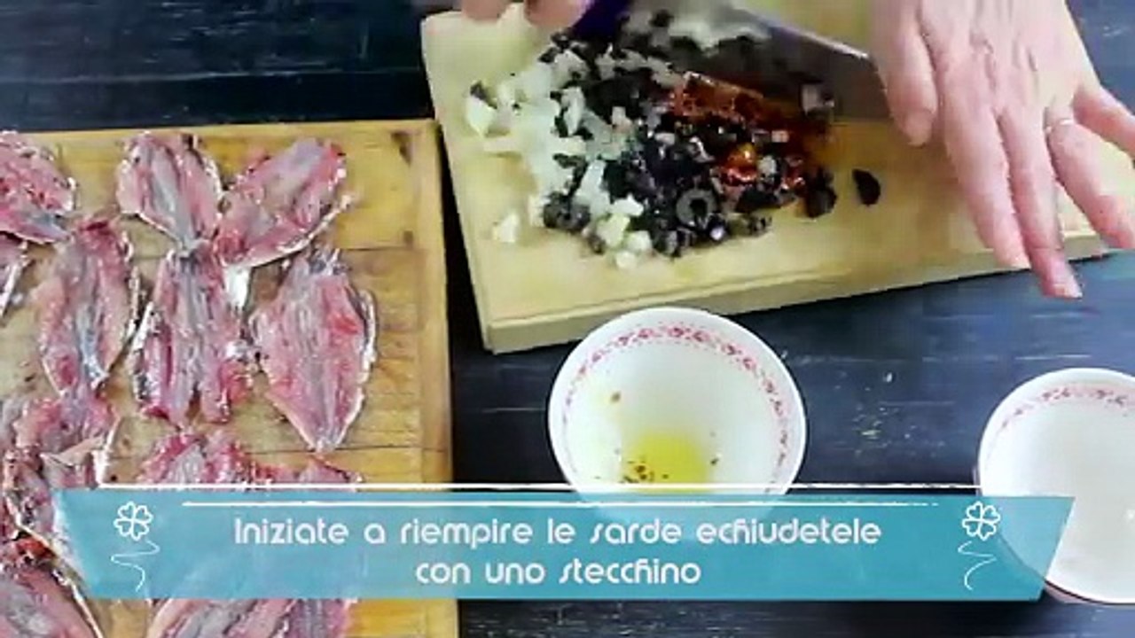 Sarde ripiene e fritte