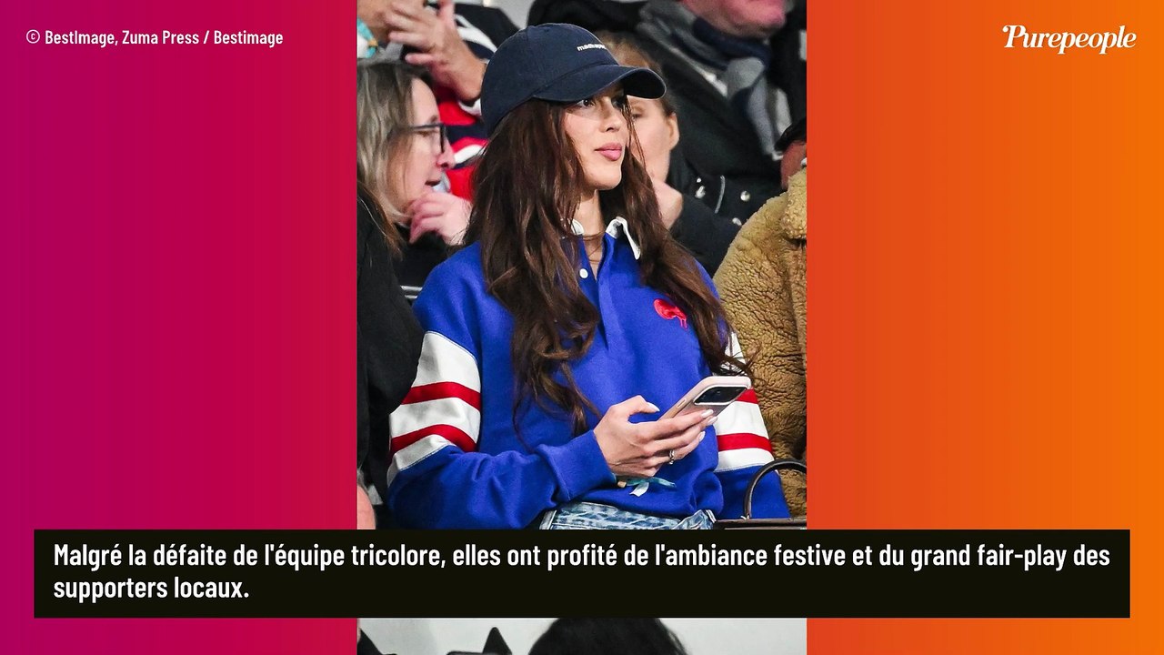 Iris Mittenaere et sa maman Laurence, soutiens d'Antoine Dupont en Ecosse : photos de ce voyage qui n'a pas porté chance au XV de France