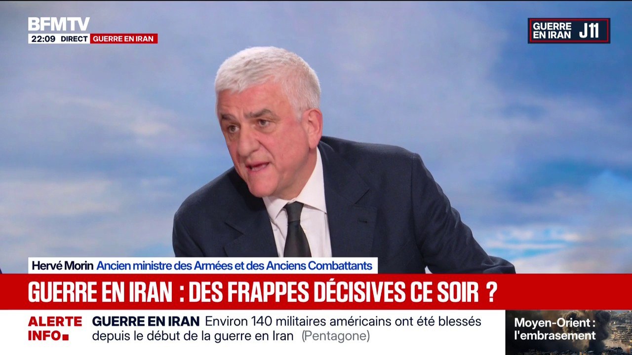“La menace iranienne est une menace sur le long terme”, déclare Hervé Morin, ancien ministre des Armées