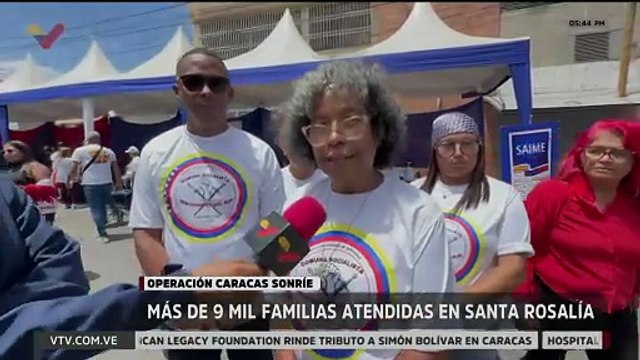 Más de 9 mil familias de Santa Rosalía son favorecidas con la Operación Caracas Sonríe