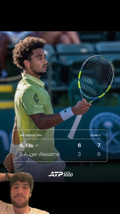 🔥 Arthur Fils fait tomber un Top 10 à Indian Wells !