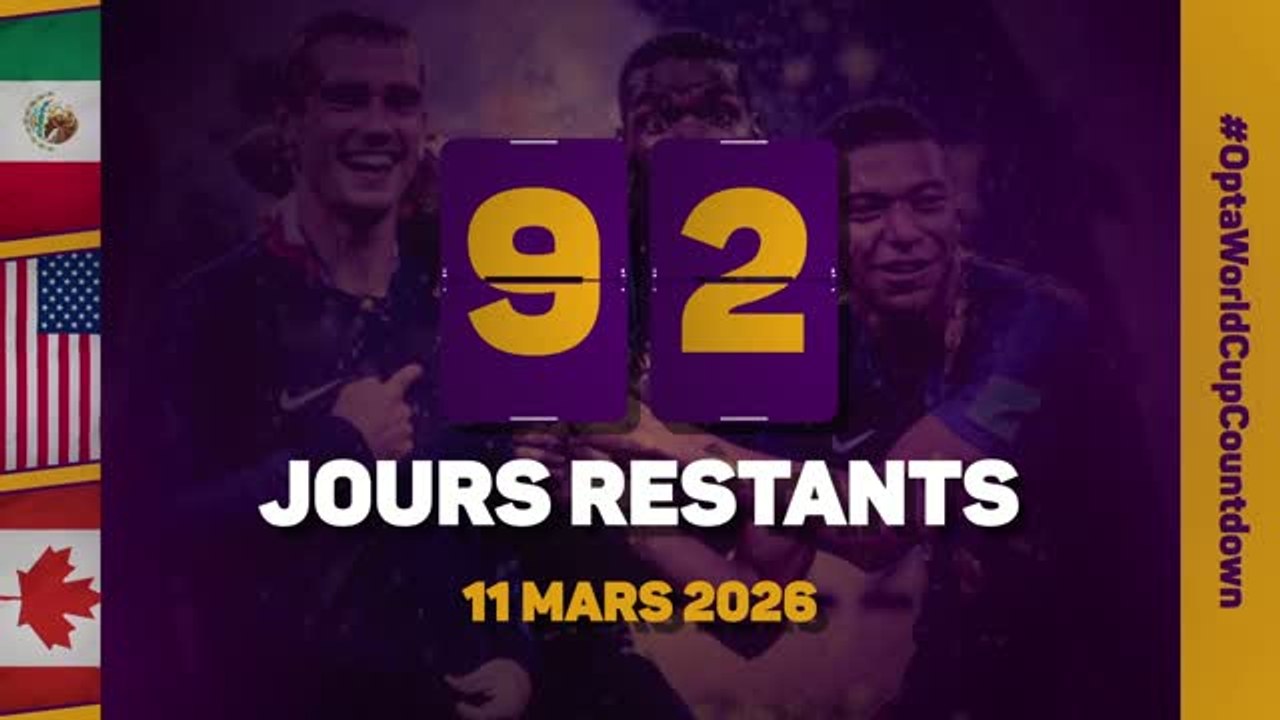 Le décompte d’Opta - J-92 avant la Coupe du monde