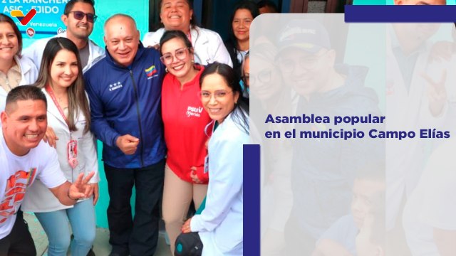 Secretario general del PSUV Diosdado Cabello lideró encuentro comunal con el pueblo de La Ranchería