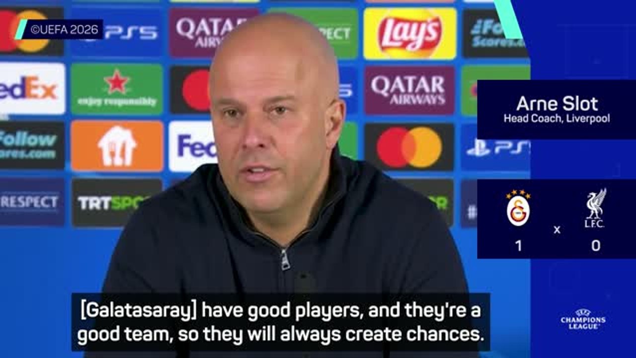 Slot rues squandered chances in Liverpool loss at Galatasaray