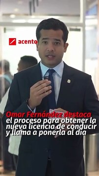 Omar Fernández destaca el proceso para obtener la nueva licencia de conducir y llama a ponerla al día