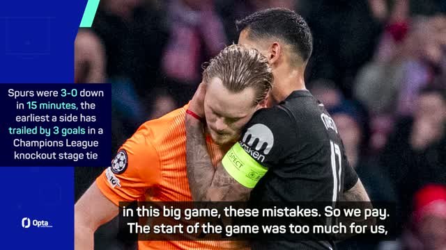 Tudor subs keeper Kinsky after 17 minutes as Spurs lose at Atletico