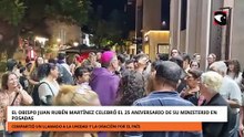 El obispo Juan Rubén Martínez celebró el 25 aniversario de su ministerio en Posadas