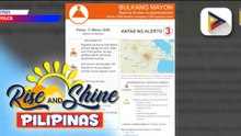 Phivolcs, patuloy na nakapagtatala ng mga aktibidad sa Bulkang #Mayon