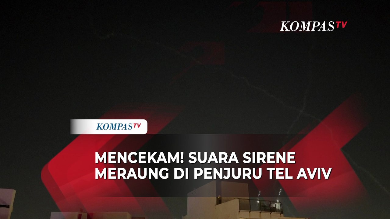 Mencekam! Suara Sirene Meraung di Langit Tel Aviv, Iran Kembali Kirim Rudal ke Israel
