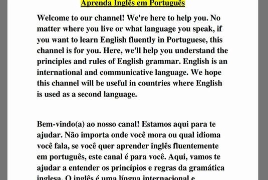 Aprenda as expressões, os tipos de expressões, o sujeito, o predicado e a estrutura das frases em sua língua nativa, o português