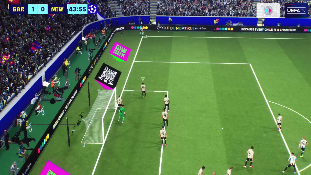 EFOOTBALL 2026 MOBILE - CHAMPIONS LEAGUE 25/26 - NEWCASTLE vs. BARCELONA | GAMEPLAY [60 FPS]