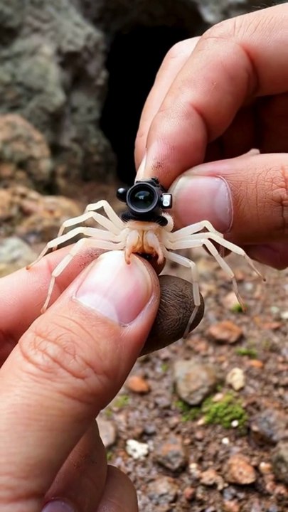 I Put a Camera on a Blind Cave Spider… The Underground Colony It Revealed Is Unbelievable! 🕷️📹