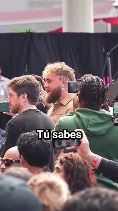 ¿Jake Paul vs Ngannou? Así se vivió el tenso momento entre ambos en plena conferencia de prensa. 💥
